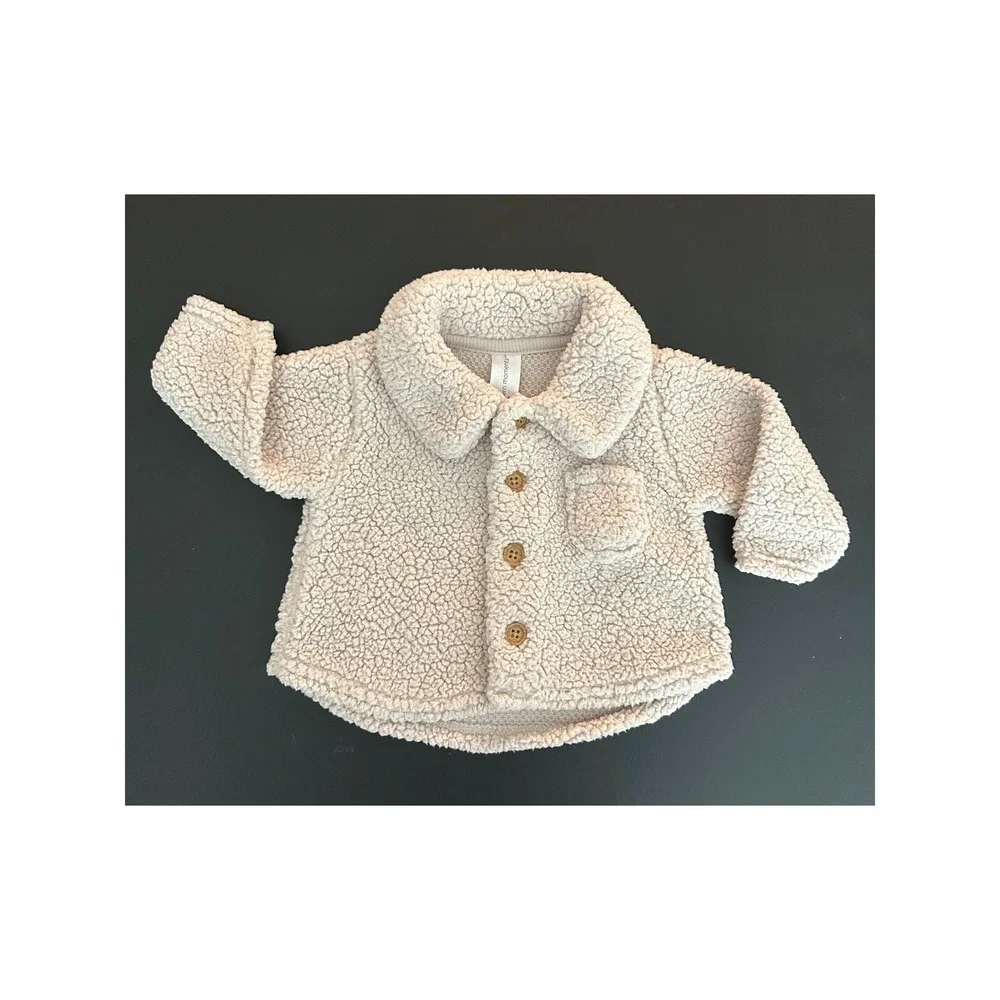 Modern Moments by Gerber Baby 0-3M Sherpa Fleece Jacket and Pants Set (0014)
